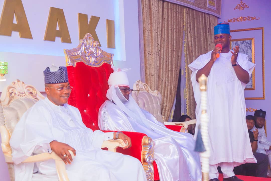 Heroic homecoming: Mammoth crowd storm Okene streets to welcome Yahaya Bello