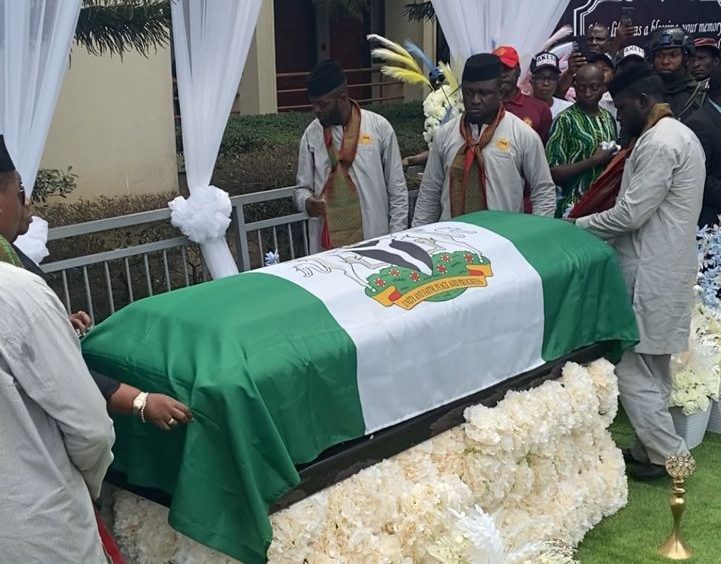 Akeredolu’s Body Arrives Akure Amid Tears
