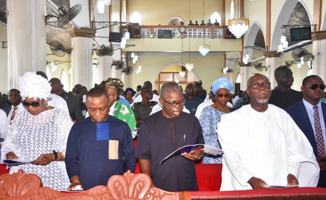 St. Andrew Church holds Christian Wake for Late Chancellor, Akeredolu