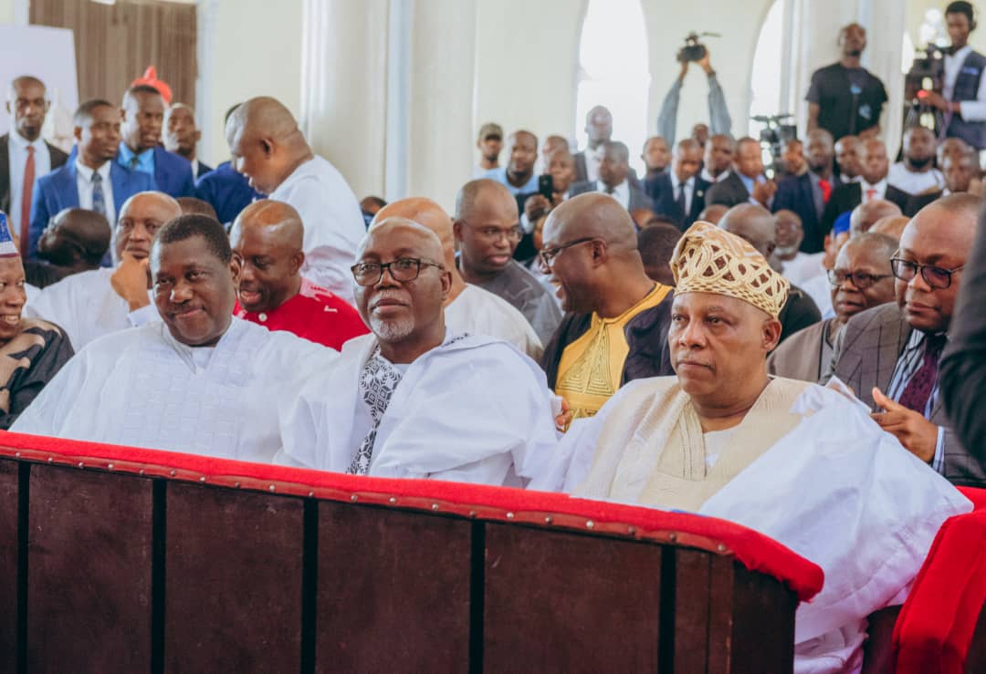 Tinubu, Aiyedatiwa, other prominent Nigerians storm Owo for Akeredolu’s burial