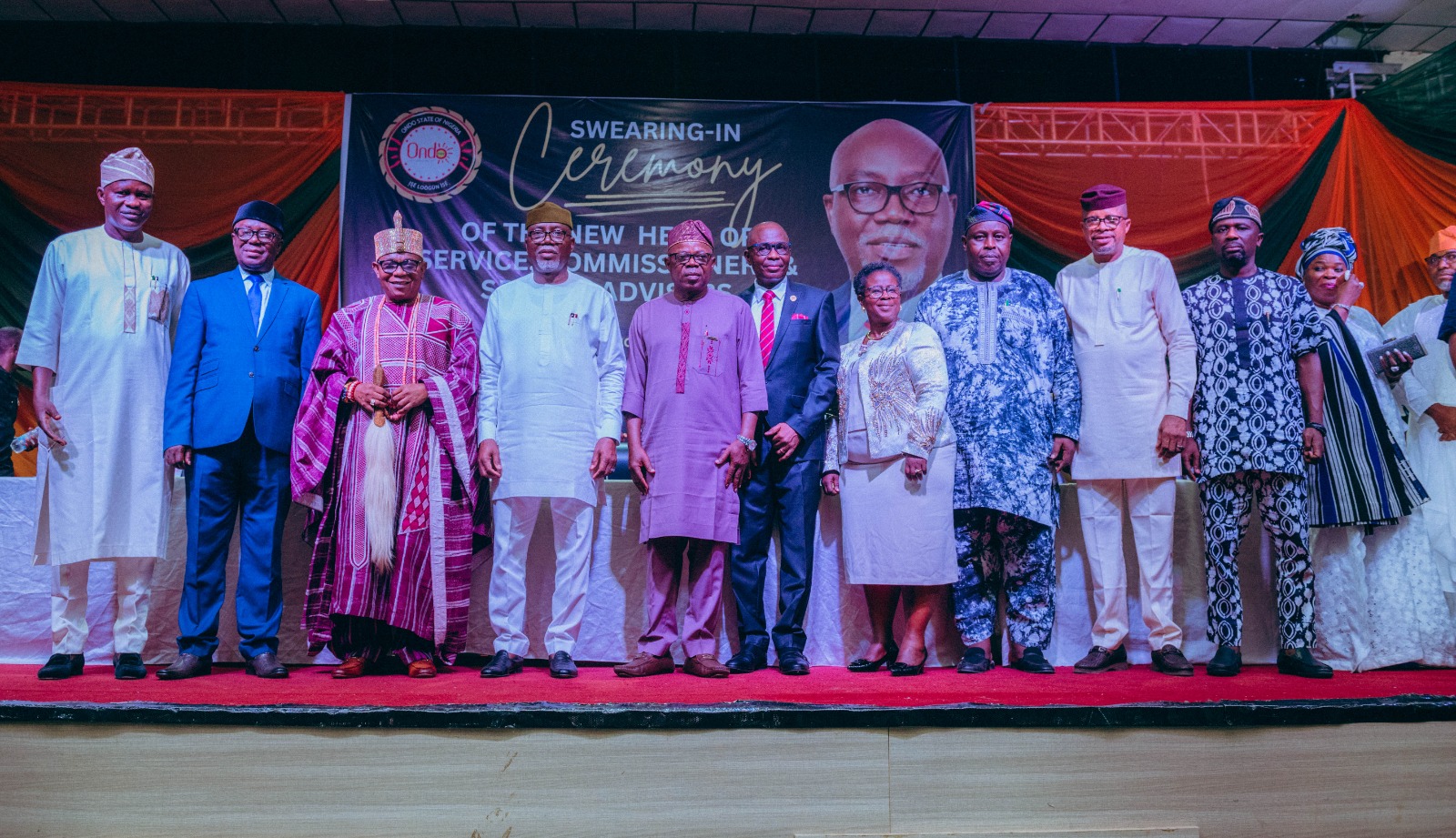 Head of Service, Commissioners, Special Advisers take oath of office