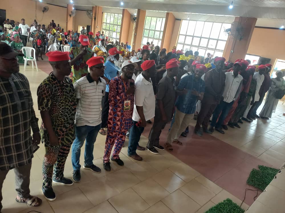 massive turnout as LACO FS inaugurates ifedore LG, ward executives