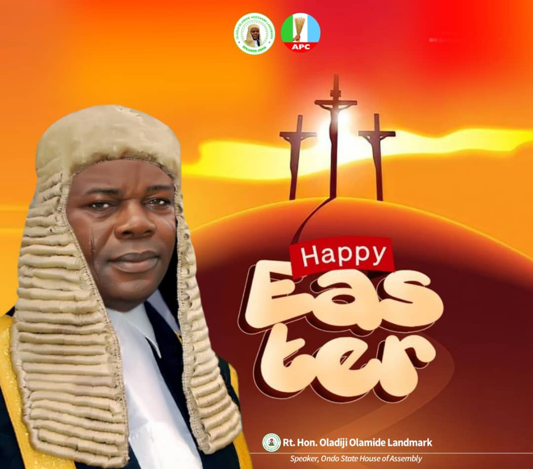 Easter Celebration: Ondo Assembly Speaker, Oladiji urges prayers for Nigeria