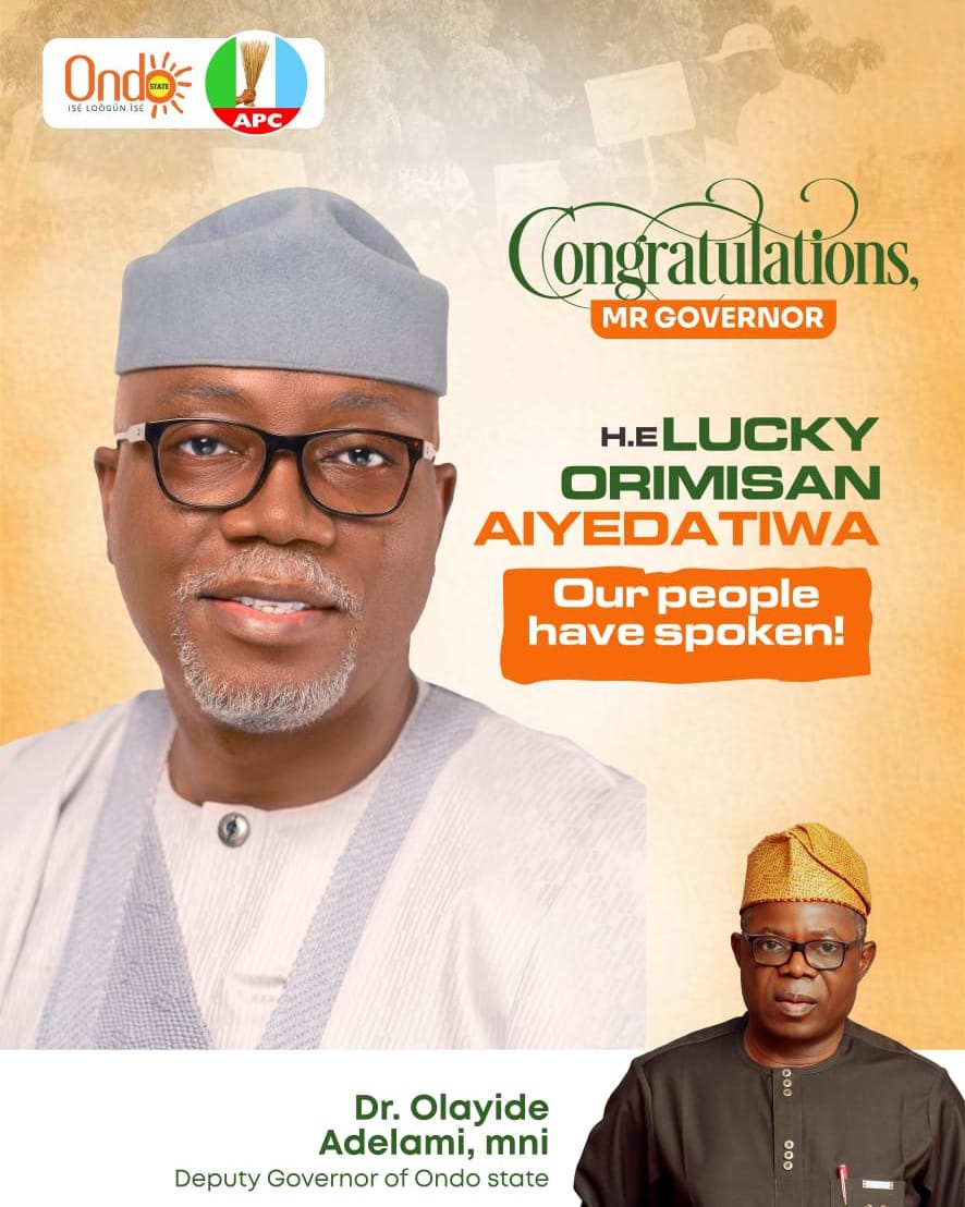 APC Primary: Ayedatiwa’s victory, testament to positive impact within 100 days – Ondo Deputy Governor