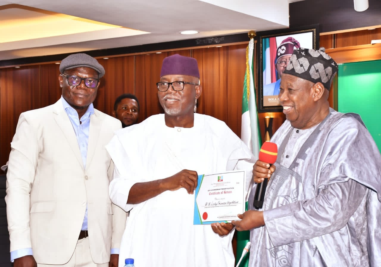 2024: Gov Aiyedatiwa receives APC certificate of return