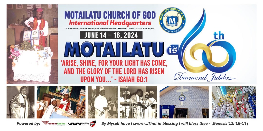 Celebration As Motailatu Church of God Commemorates 60th Anniversary With Week-long Activities