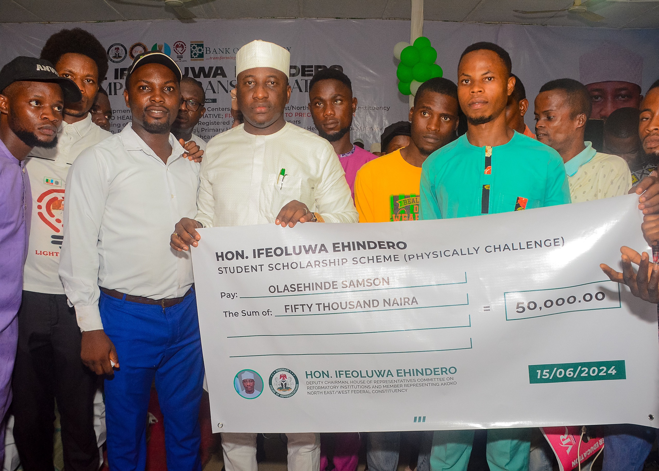 100 Days In Office: Rep Member, Ife Ehindero Launches ‘Ibidero’ Delivery Initiative, Students Bursary, Equips Health Centers