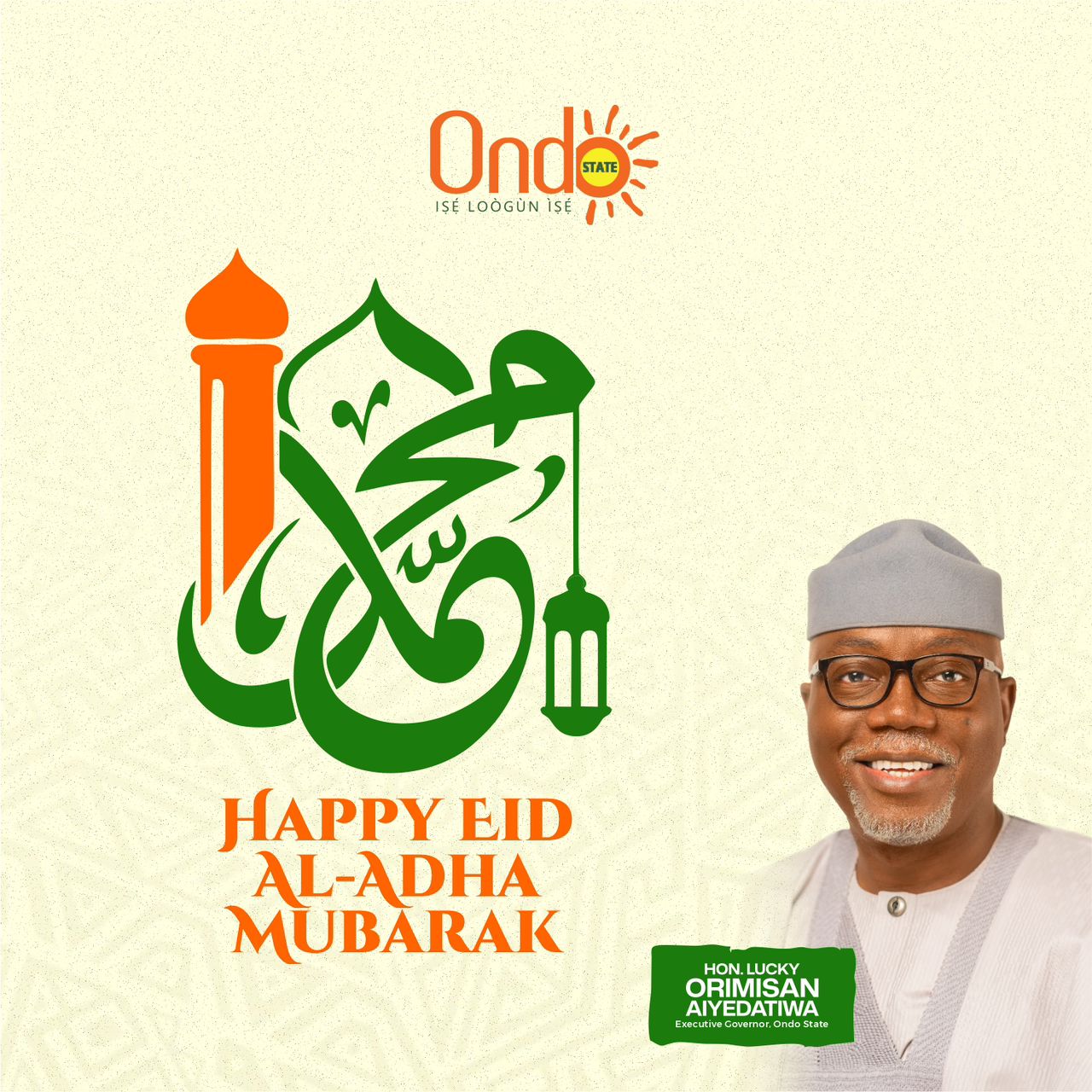 Eid-El-Kabir: Gov Aiyedatiwa greets muslims, reiterates commitment to welfare of residents