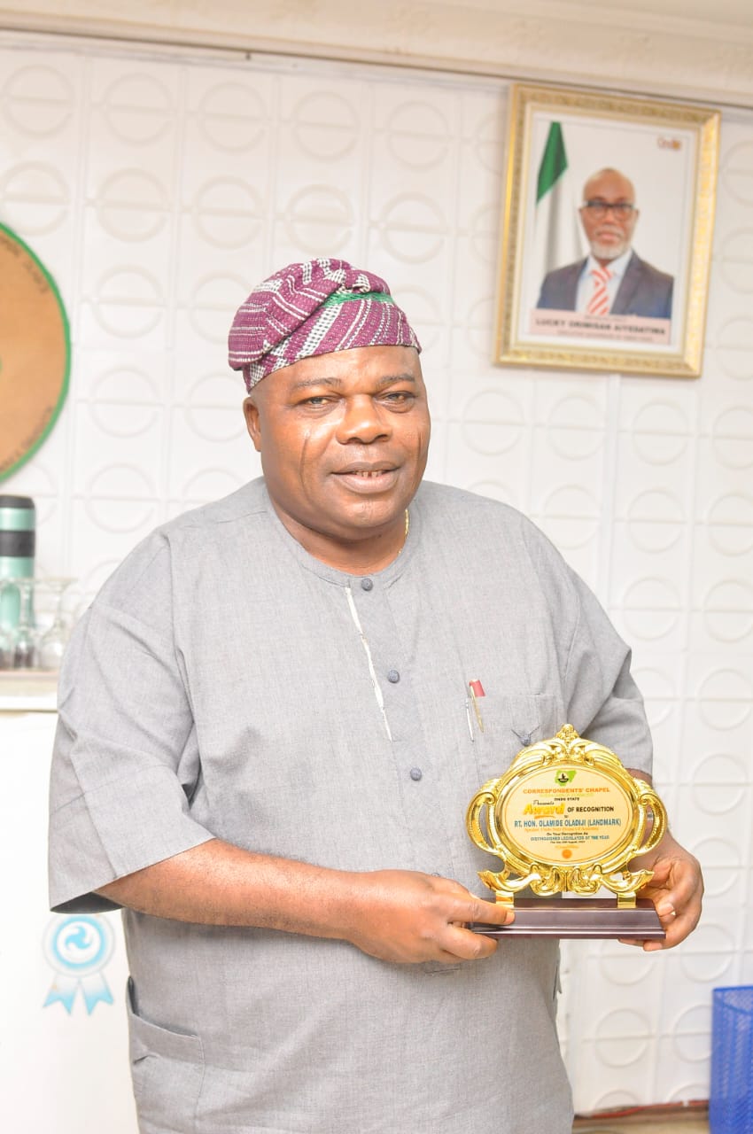 Ondo Speaker, Oladiji Bags Distinguished Legislator Award