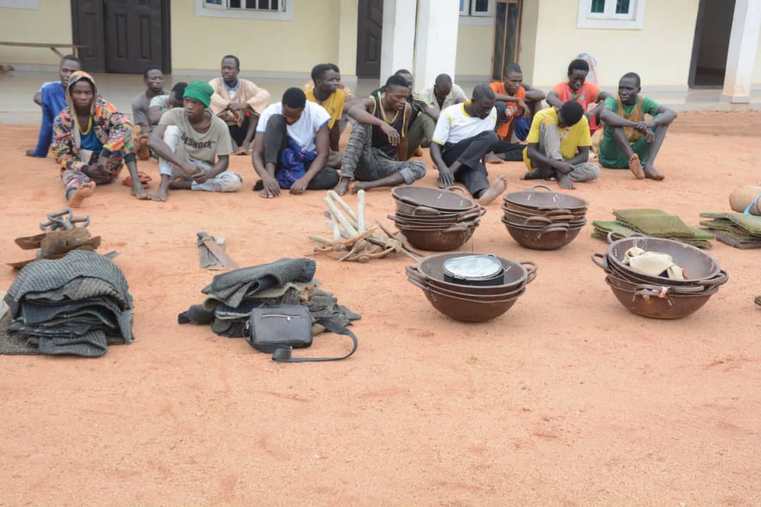 Again, Ondo’s security task force arrests 26 illegal gold miners