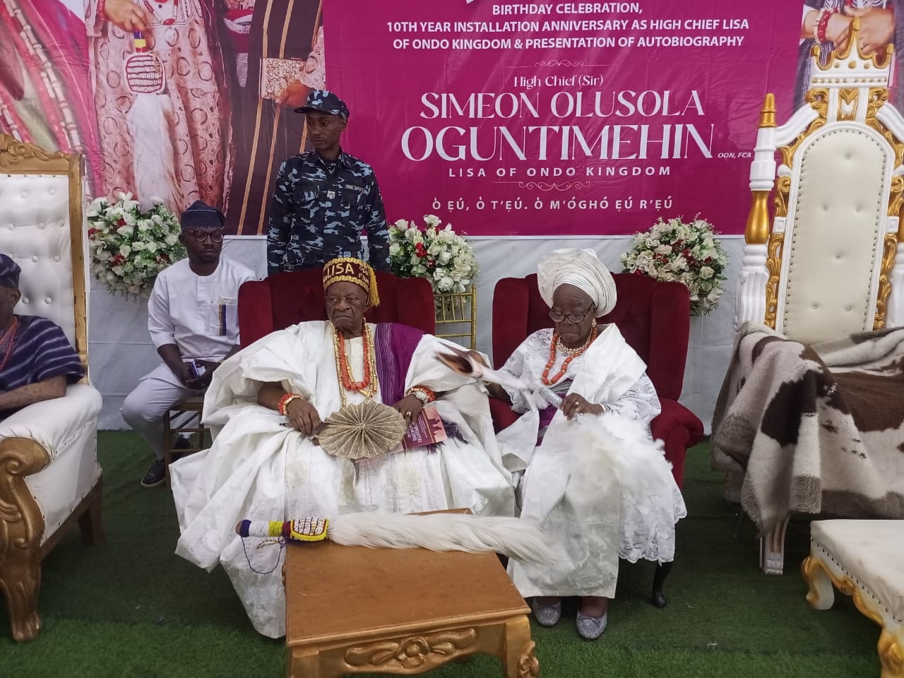 Glamour as Notable Nigerians Celebrate With Ondo Kingdom Prime Minister,Oguntimehin @ 90