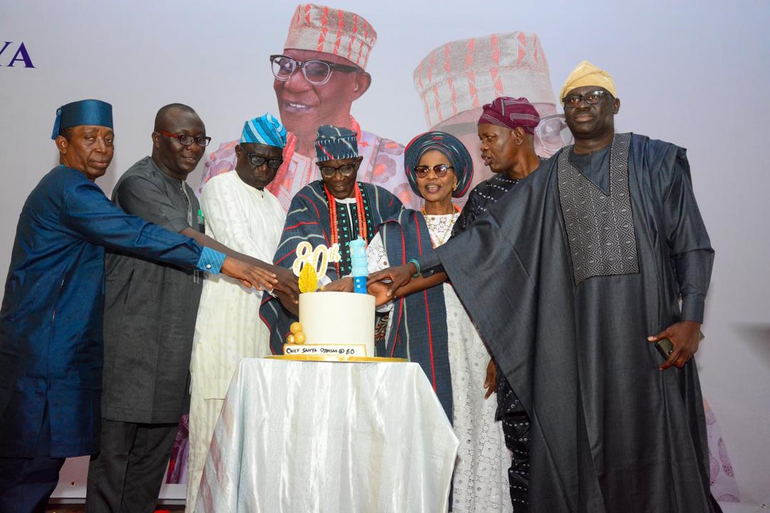 Gov Aiyedatiwa celebrates Chief Sanya Oyinsan at 80