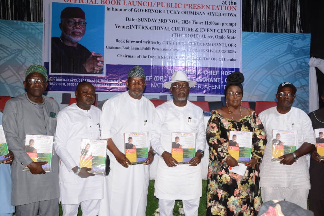 Season of success: Gov Aiyedatiwa celebrated in book launch highlighting 10 months of good governance