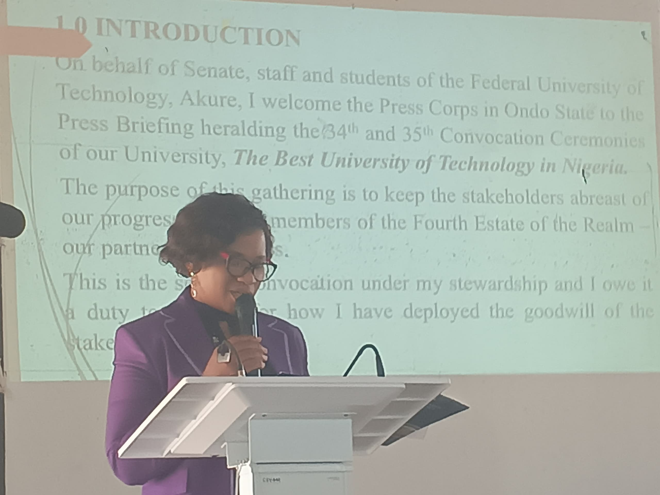 FUTA set to graduate 6,405 students, 519 bags first class