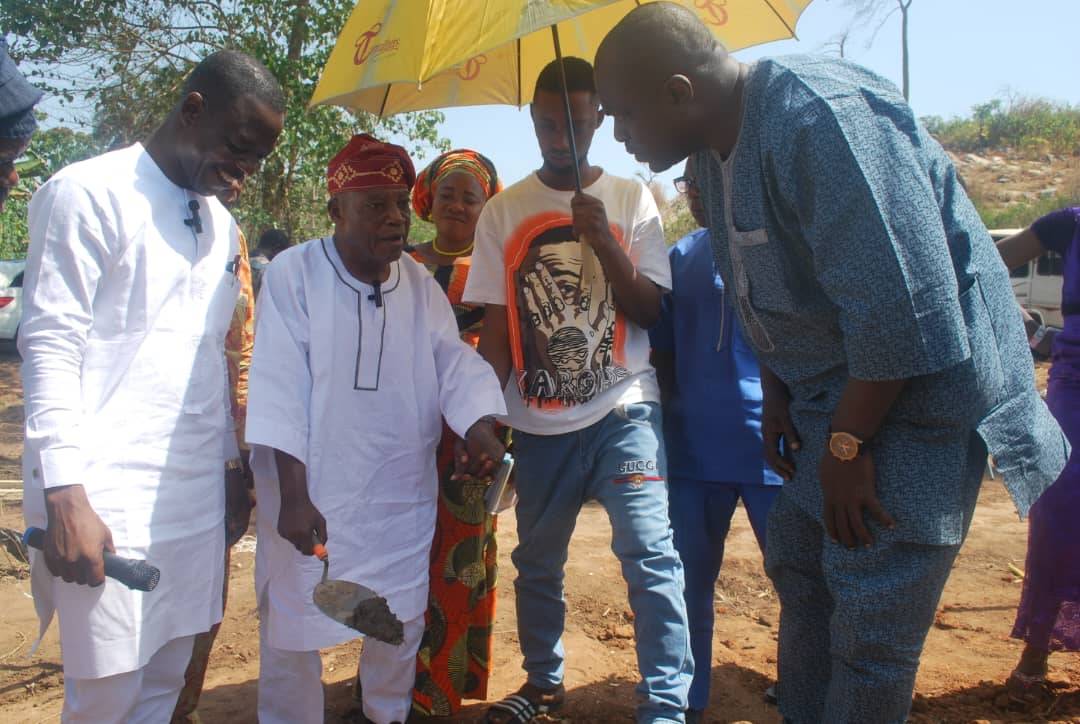 Ex-Ondo Deputy Gov, Olanusi Lays Hostel Foundation at Sam Maris University