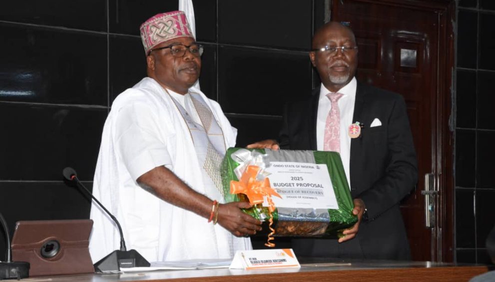 Gov Aiyedatiwa Presents N655B 2025 Budget To Ondo Assembly