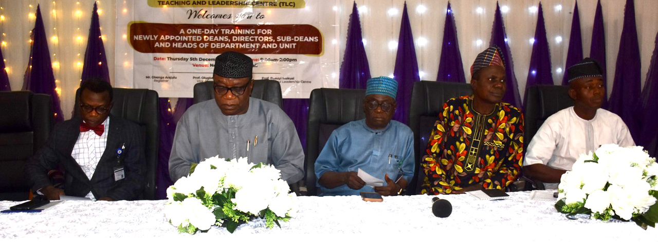 Staff Training, Capacity Building, Essential in Our Administration” – VC