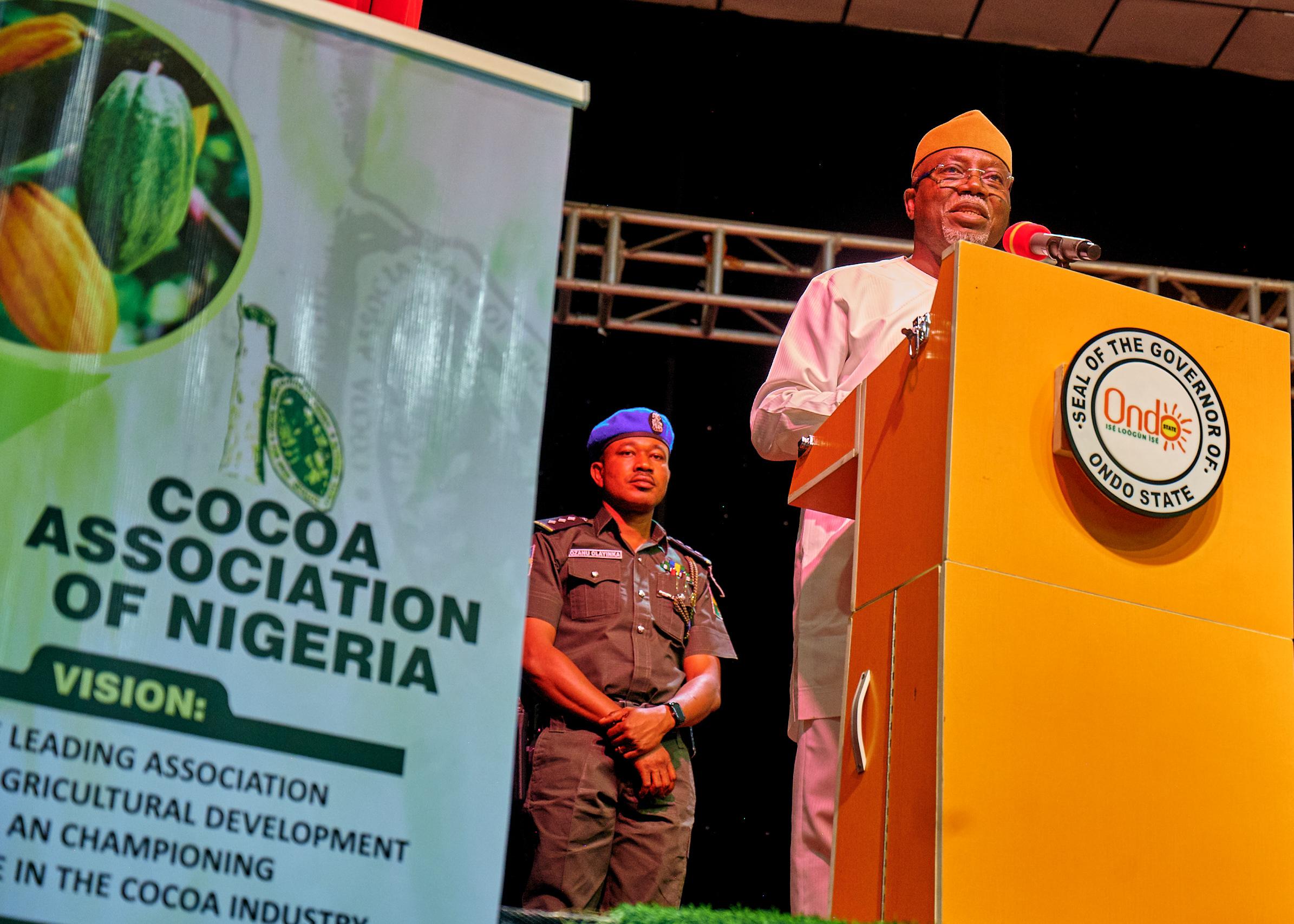 Governor Aiyedatiwa flags off two-day National Cocoa Workshop in Akure
