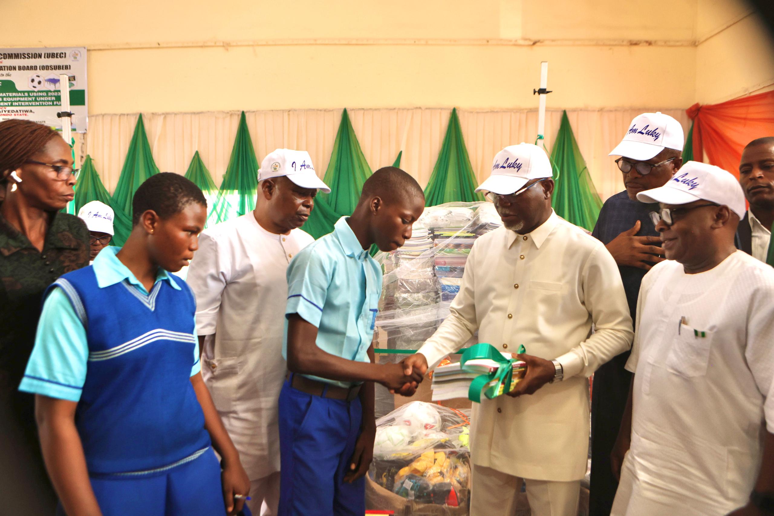 Gov Aiyedatiwa flags off distribution of instructional materials, sports equipment to schools