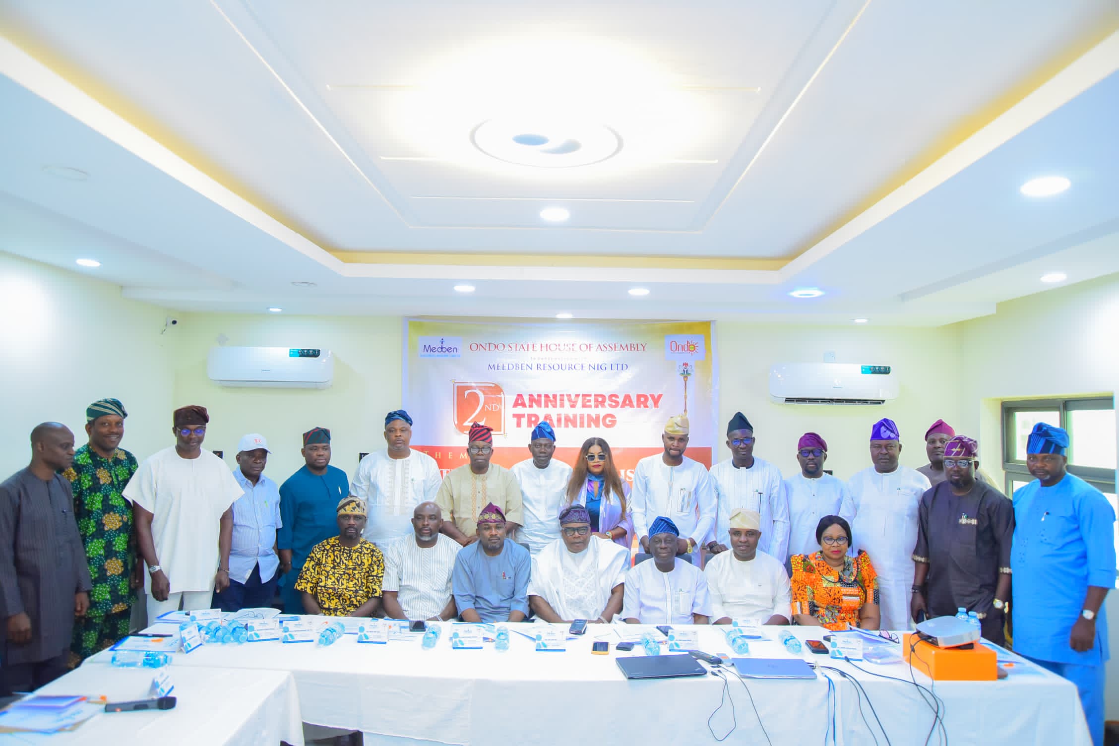 Ondo Speaker urges lawmakers to strengthen governance, oversight at legislative anniversary training