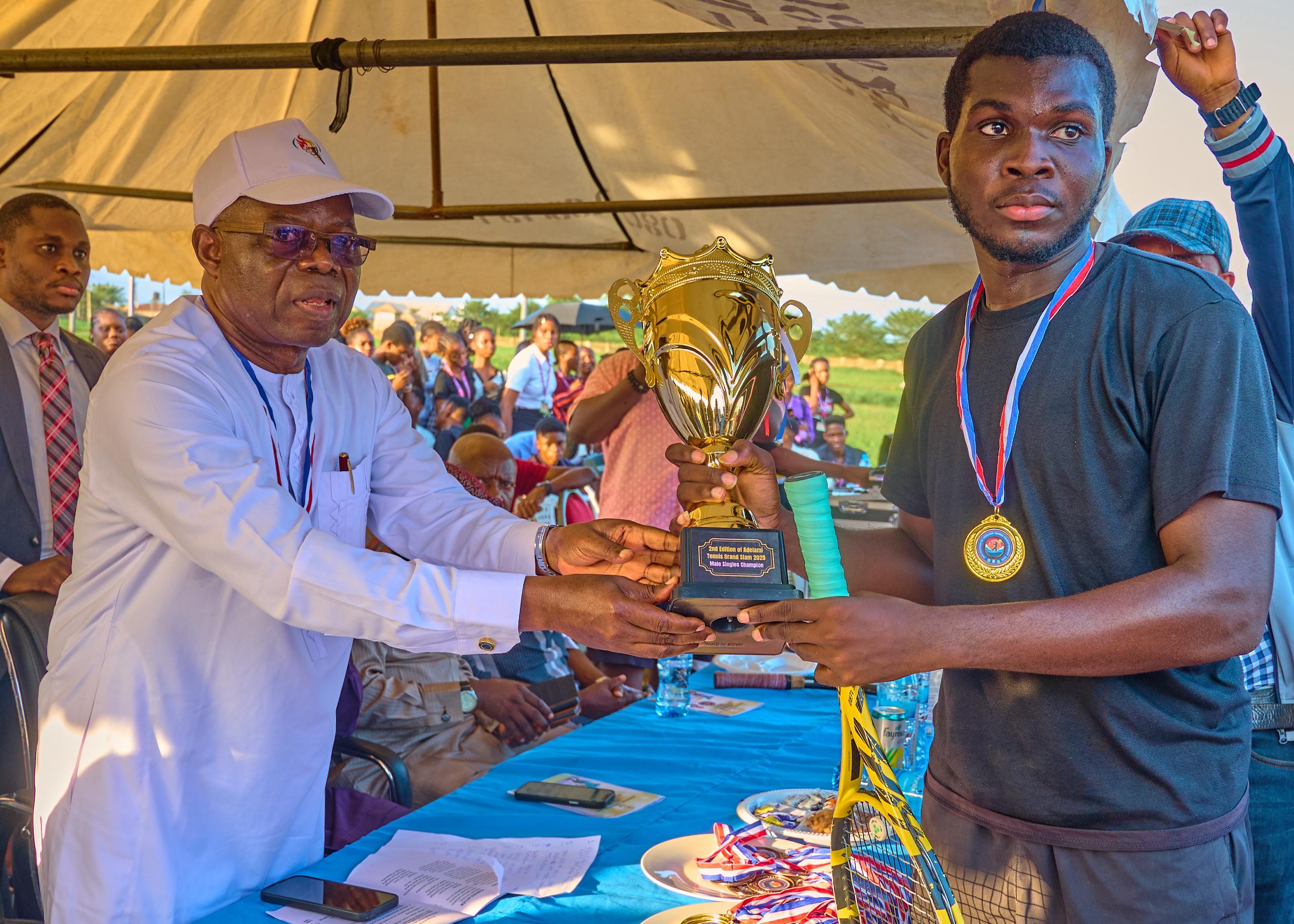 Ajayi David Wins 2nd Adelami Tennis Grand Slam